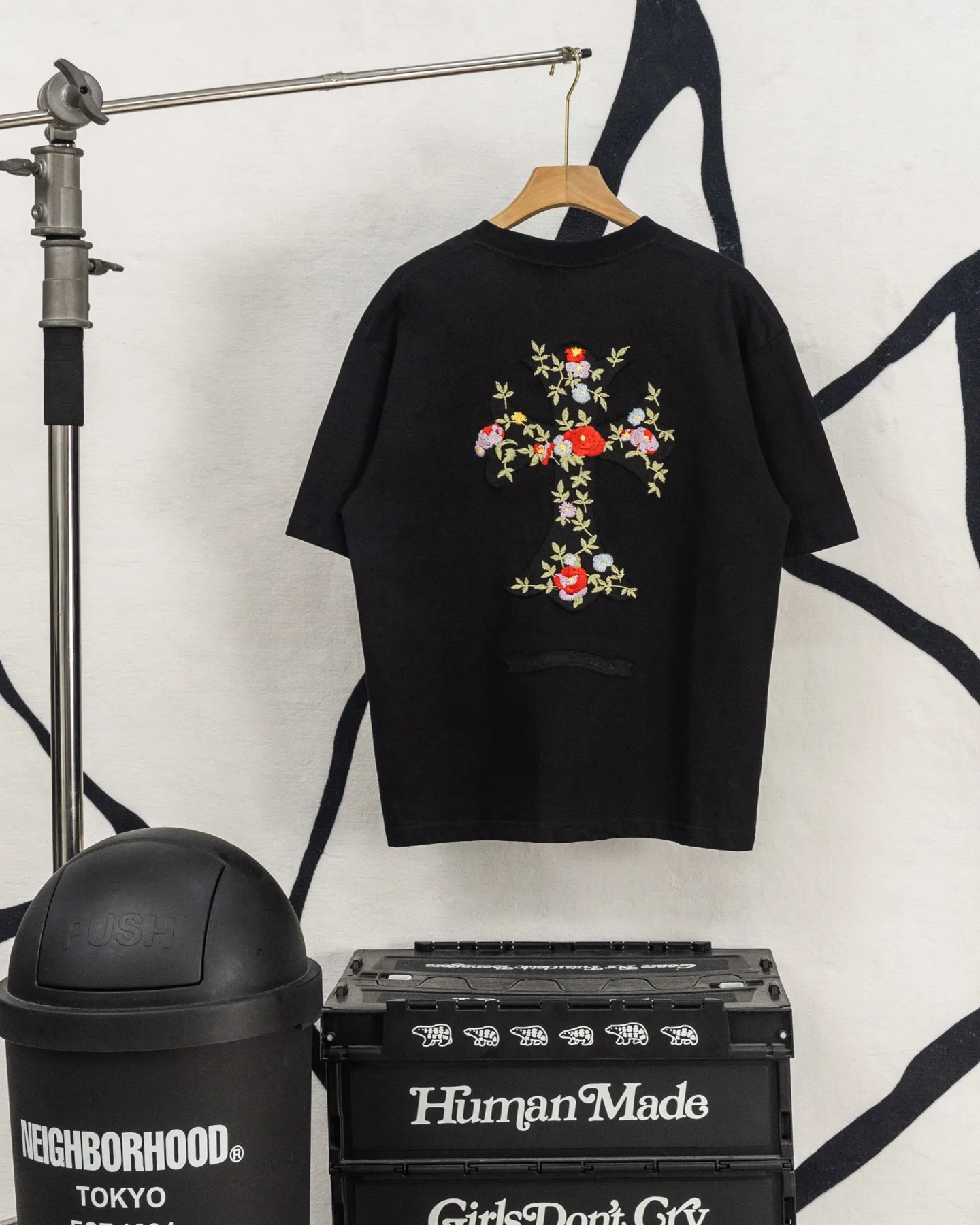 ：H 45 Chrome Hearts CH Black 2026 Authentic 0 Quality os 0 : Sizes: S M L XL